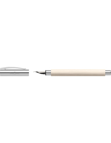 FC147171,Stilou ambition precious alb cinematic f Faber-castell