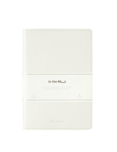 DLNS203-WT,Caiet birou a5 96 file dictando coperta imitatie piele alb Deli