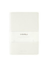 DLNS203-WT,Caiet birou a5 96 file dictando coperta imitatie piele alb Deli