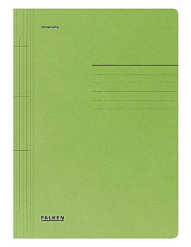 EX80000375F-100,Dosar carton sina verde falken/Exacompta - Set 100