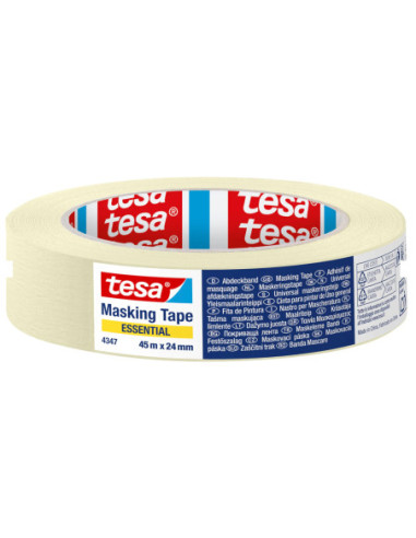 TS434706-12,Banda adeziva mascare hartie 45m*24mm Tesa - Set 12