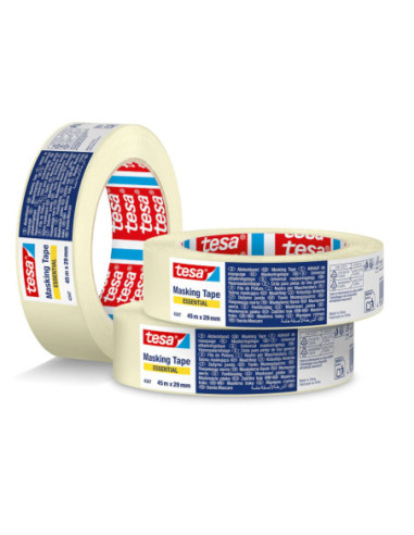 TS434707-10,Banda adeziva mascare hartie 45m*29mm Tesa - Set 10