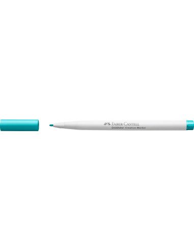 FC160656-10,Marker creativ goldfaber albastru caraibe 556 1.5mm Faber-castell - Set 10