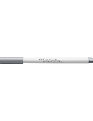 FC161151-10,Marker creativ goldfaber argintiu 551 1.5mm Faber-castell - Set 10