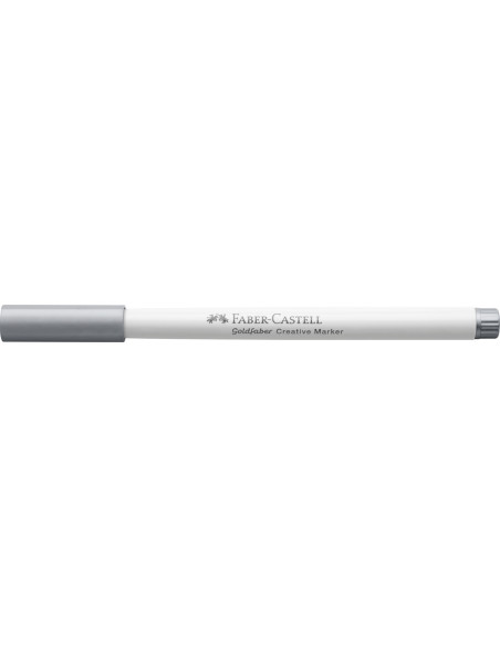 FC161151-10,Marker creativ goldfaber argintiu 551 1.5mm Faber-castell - Set 10