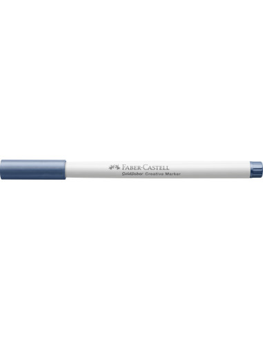 FC161153-10,Marker creativ goldfaber albastru marin metalizat 553 1.5mm Faber-castell - Set 10