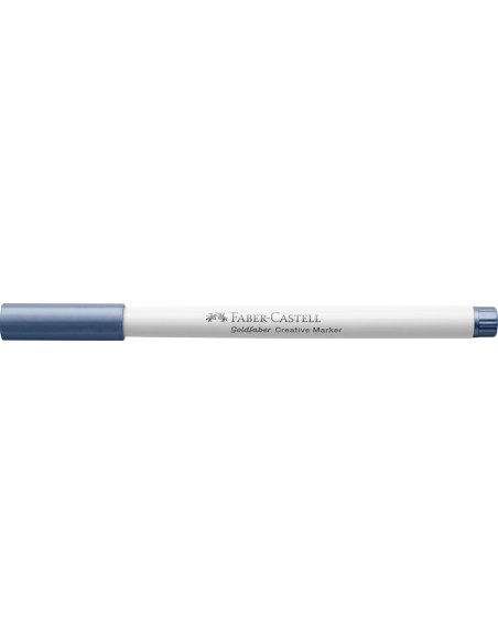 FC161153-10,Marker creativ goldfaber albastru marin metalizat 553 1.5mm Faber-castell - Set 10
