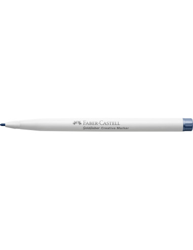 FC161153-10,Marker creativ goldfaber albastru marin metalizat 553 1.5mm Faber-castell - Set 10
