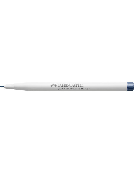 FC161153-10,Marker creativ goldfaber albastru marin metalizat 553 1.5mm Faber-castell - Set 10