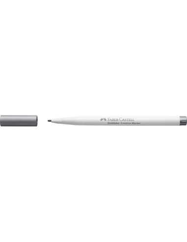FC161175-10,Marker creativ goldfaber gri asfalt metalizat 575 1.5mm Faber-castell - Set 10