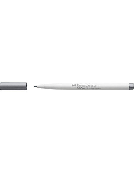 FC161175-10,Marker creativ goldfaber gri asfalt metalizat 575 1.5mm Faber-castell - Set 10