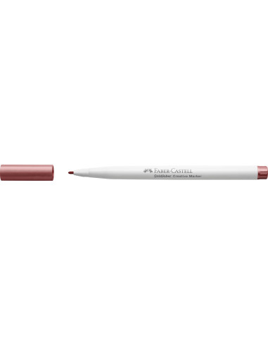 FC161193-10,Marker creativ goldfaber rosu crimson metalizat 593 1.5mm Faber-castell - Set 10