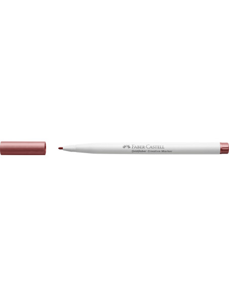 FC161193-10,Marker creativ goldfaber rosu crimson metalizat 593 1.5mm Faber-castell - Set 10