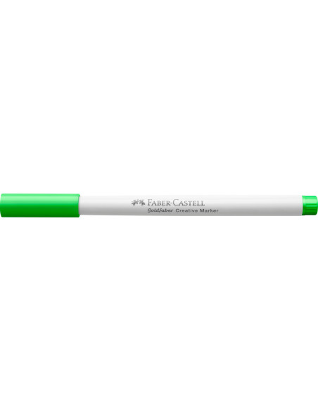 FC160666-10,Marker creativ goldfaber verde lucky 556 1.5mm Faber-castell - Set 10