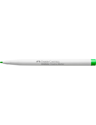 FC160666-10,Marker creativ goldfaber verde lucky 556 1.5mm Faber-castell - Set 10