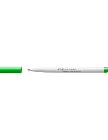 FC160666-10,Marker creativ goldfaber verde lucky 556 1.5mm Faber-castell - Set 10