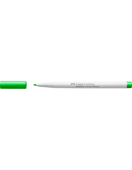 FC160666-10,Marker creativ goldfaber verde lucky 556 1.5mm Faber-castell - Set 10