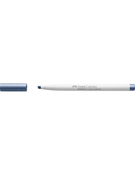 FC160953-10,Marker creativ goldfaber albastru metalizat 553 c Faber-castell - Set 10