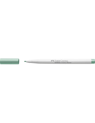 FC161194-10,Marker creativ goldfaber verde metalizat 594 1.5mm Faber-castell - Set 10