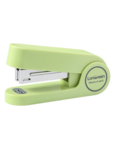 DLEM415G,Capsator 25 coli 24/6 verde longreen pl reciclat 50% Deli