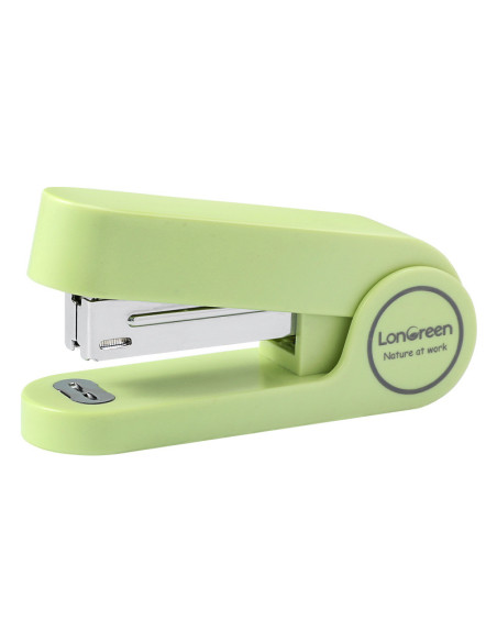 DLEM415G,Capsator 25 coli 24/6 verde longreen pl reciclat 50% Deli