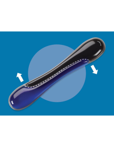 KS62397,Suport ergonomic duo gel pentru incheietura mainii albastru-negru Kensington