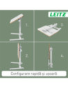 LZ65880001,Birou ergonomic pliabil ajustabil pe inaltime ergo Leitz