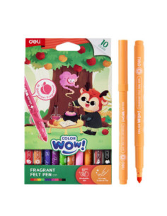 DLEC171,Carioci parfumate 10 culori washable Deli