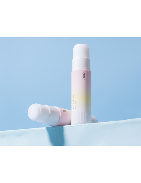 DLEA117-12,Lipici stick 15g corp degrade Deli - Set 12