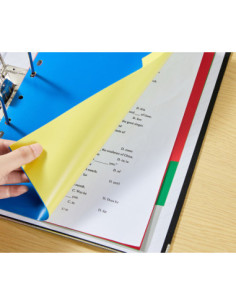 DLE5723A,Separatoare index plastic 1-5 Deli 2