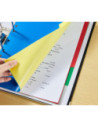 DLE5723A,Separatoare index plastic 1-5 Deli