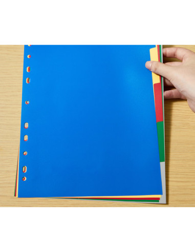 DLE5723A,Separatoare index plastic 1-5 Deli