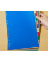 DLE5725B,Separatoare index plastic ian-dec Deli