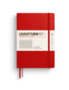 LT373979,Caiet a5 aritmetica coperta rigida rosu cherry Leuchtturm