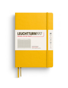 LT373988,Caiet a5 aritmetica coperta rigida galben floarea soarelui Leuchtturm