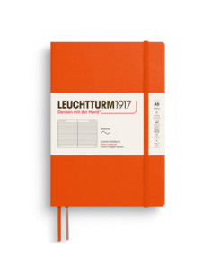 LT373998,Caiet a5 dictando coperta flexibila portocaliu dovleac Leuchtturm
