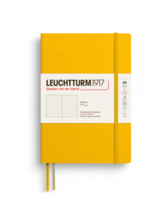 LT374000,Caiet a5 punctat coperta flexibila galben floarea soarelui Leuchtturm