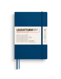LT374004,Caiet a5 dictando coperta flexibila indigo Leuchtturm