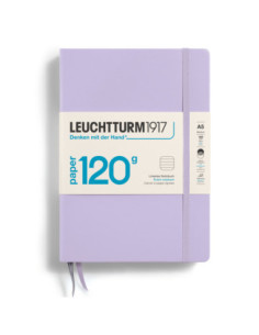 LT370339,Caiet a5 dictando 120g coperta rigida lila Leuchtturm