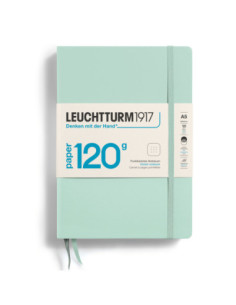 LT370344,Caiet a5 punctat 120g coperta rigida verde menta Leuchtturm