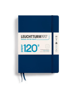 LT372383,Caiet a5 punctat 120g coperta rigida albastru navy Leuchtturm