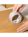 DLECA318-A-6,Banda adeziva transparenta 66m 48mm Deli - Set 6