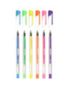 KO28216,Pix cu gel k11 0.4mm culori neon 6/set Kores