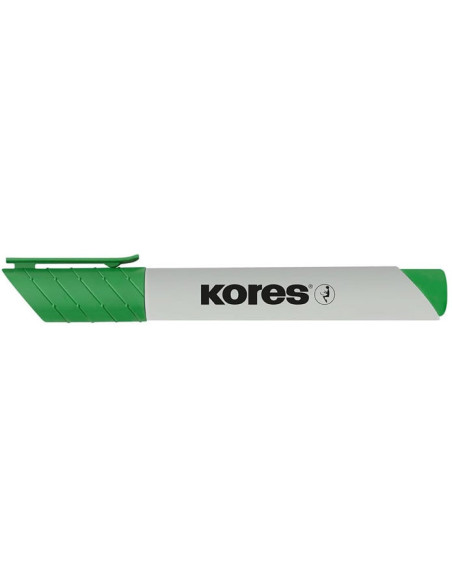 KO20726-12,Marker whiteboard verde 3mm eco Kores - Set 12