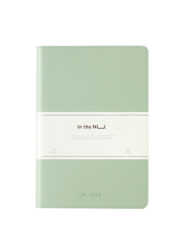 DLNS203-GR,Caiet birou a5 96 file dictando coperta imitatie piele verde Deli