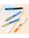 DLEG363-BL-12,Pix cu gel cu mecanism 0.5mm albastru quick dry hexify Deli - Set 12