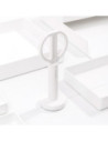 DLENS051-WH,Foarfeca birou cu suport 18cm alba nusign Deli
