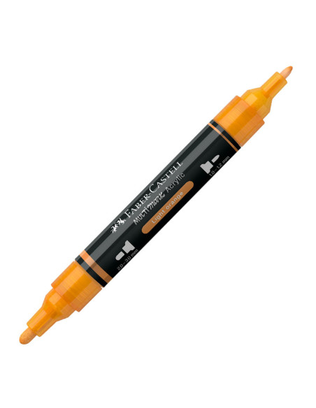 FC185909-5,Marker acrilic multimark cul. 309 portocaliu deschis Faber-castell - Set 5