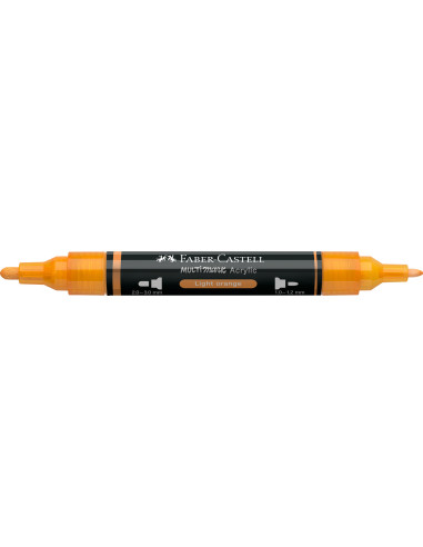 FC185909-5,Marker acrilic multimark cul. 309 portocaliu deschis Faber-castell - Set 5