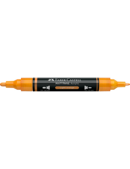 FC185909-5,Marker acrilic multimark cul. 309 portocaliu deschis Faber-castell - Set 5